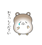 nobobi 真面目そうな くまくん（個別スタンプ：4）