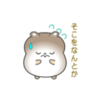 nobobi 真面目そうな くまくん（個別スタンプ：16）