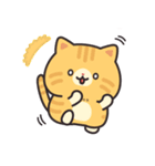 茶トラ猫の飛び出すスタンプ(やや秋)（個別スタンプ：24）