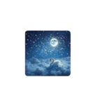 白鳥と満月の夢 Swan ＆ Full Moon Dream（個別スタンプ：12）