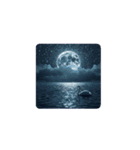 白鳥と満月の夢 Swan ＆ Full Moon Dream（個別スタンプ：15）