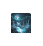 白鳥と満月の夢 Swan ＆ Full Moon Dream（個別スタンプ：16）