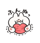 ハートがいっぱい うさぎときどきにんじん（個別スタンプ：25）