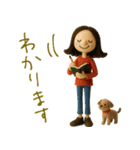 mottoのおとな女子ドール♡秋色カラー（個別スタンプ：12）