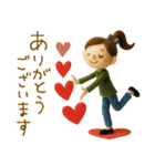mottoのおとな女子ドール♡秋色カラー（個別スタンプ：21）
