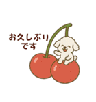 ふわもこトイプードル ゆるタッチ（個別スタンプ：30）