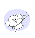 白いトイプードルだよ！（個別スタンプ：38）