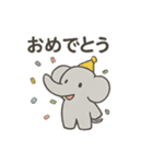 ぞうさんのほっこりトーク（個別スタンプ：6）