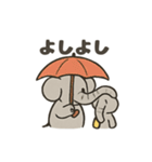 ぞうさんのほっこりトーク（個別スタンプ：21）
