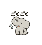ぞうさんのほっこりトーク（個別スタンプ：25）