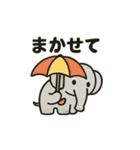 ぞうさんのほっこりトーク（個別スタンプ：27）