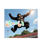 イケメンなバスケゴリラ 敬語（個別スタンプ：15）