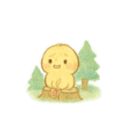 ぬいぐるみヒヨコ・うさぎ・くま（個別スタンプ：5）