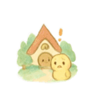 ぬいぐるみヒヨコ・うさぎ・くま（個別スタンプ：8）