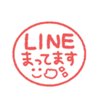 手書き◎ハンコ風スタンプ #1（個別スタンプ：39）