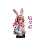 ほっこりうさみみスタンプ（個別スタンプ：16）
