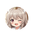 新アイコンみなみちゃんスタンププレミアム（個別スタンプ：22）