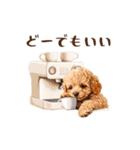 やる気なしトイプードル（個別スタンプ：16）