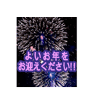 背景に豪華な花火✨誕生日・年間イベント（個別スタンプ：23）