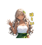 誘惑のバナナ美女（個別スタンプ：10）