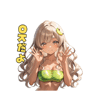 誘惑のバナナ美女（個別スタンプ：16）