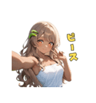 誘惑のバナナ美女（個別スタンプ：18）