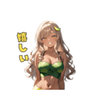 誘惑のバナナ美女（個別スタンプ：19）