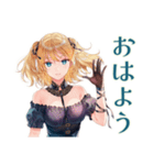 金髪ゴスロリツインテ女子の秋（個別スタンプ：2）