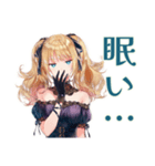 金髪ゴスロリツインテ女子の秋（個別スタンプ：9）