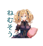金髪ゴスロリツインテ女子の秋（個別スタンプ：25）