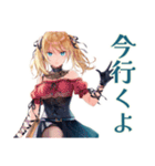 金髪ゴスロリツインテ女子の秋（個別スタンプ：30）