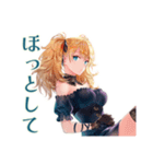 金髪ゴスロリツインテ女子の秋（個別スタンプ：34）