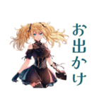 金髪ゴスロリツインテ女子の秋（個別スタンプ：37）