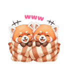 毎日使える レッサーパンダ 日常（個別スタンプ：8）