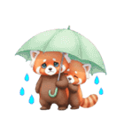 毎日使える レッサーパンダ 日常（個別スタンプ：12）