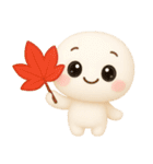 【るるものやさしいじかん♡】- 秋編（個別スタンプ：3）