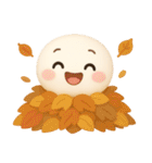 【るるものやさしいじかん♡】- 秋編（個別スタンプ：30）