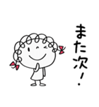 楽しい返事☆くるリボン（個別スタンプ：40）