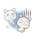 休日うさぎ***ネガティブ（個別スタンプ：2）