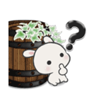 休日うさぎ***ネガティブ（個別スタンプ：32）
