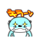 リバー君とルビーちゃん12 日常グラデ文字3（個別スタンプ：3）