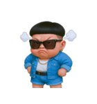 クールなおかっぱ男子 (NT)（個別スタンプ：4）
