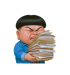 クールなおかっぱ男子 (NT)（個別スタンプ：8）