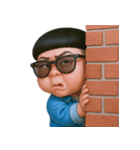 クールなおかっぱ男子 (NT)（個別スタンプ：26）
