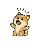 お疲れ豆しば 頑張って！（個別スタンプ：9）