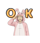 大人気！！カワ！キモ！おじ！着ぐるみ×おじ（個別スタンプ：9）
