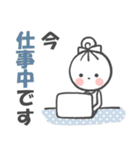 サクッと送れる！女の子のスタンプ（個別スタンプ：3）