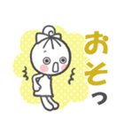 サクッと送れる！女の子のスタンプ（個別スタンプ：16）