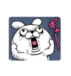 うさぎ100％ よくうごく（個別スタンプ：10）