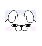 うさぎ100％ よくうごく（個別スタンプ：18）